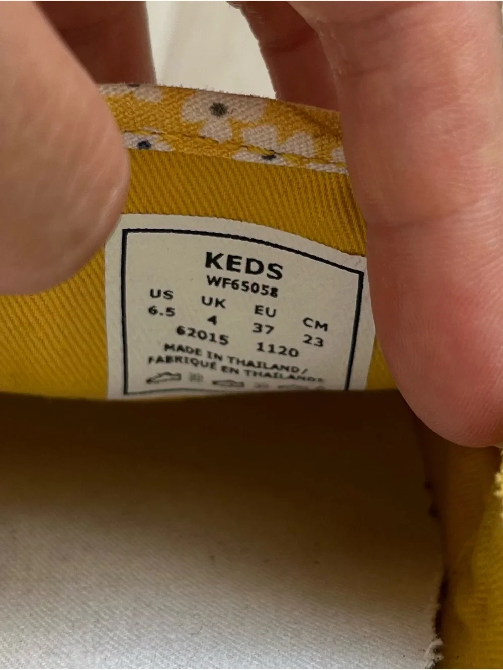 Keds Yellow Floral Slip-On Sneakers